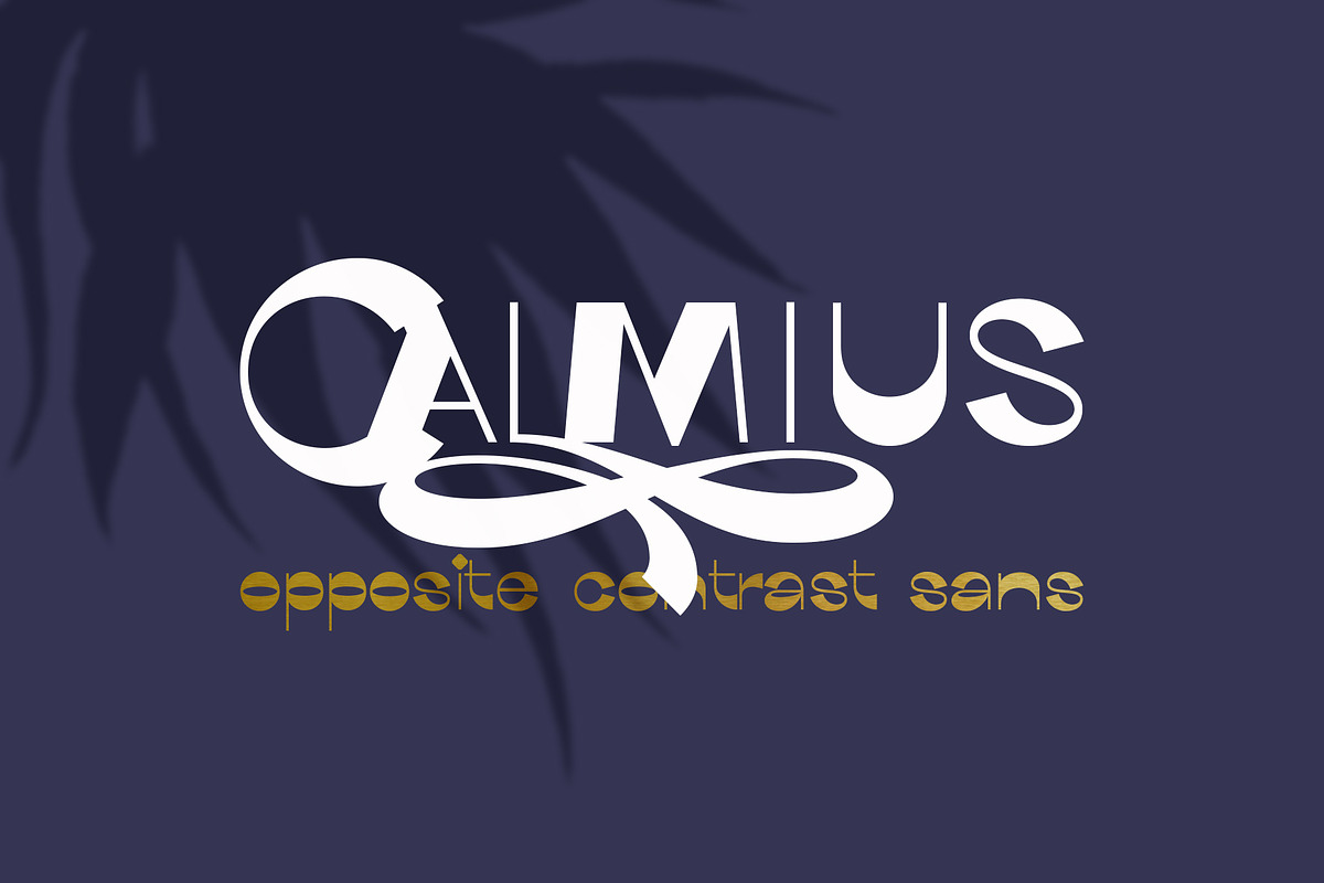 Calmius Sans opposite contrast