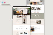 Health & Wellness Website Template, a WordPress Template by Web Template Market (Thumbnail 1 of 9)