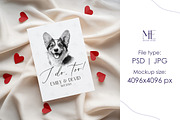 5x7 Card Mockup Wedding or Valentin, a Mockup by Mie Mockup Studio (Thumbnail 7 of 7)