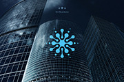 Snowflake Logo Template, a Branding & Logo Template by Artyway Logo (Thumbnail 4 of 4)