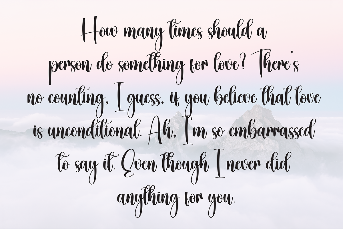 Valentine | Script Font, a Handwritten Font by Scratchones (Photo 6 of 8)