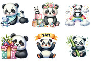 Panda, Baby Panda, Little Panda Clip, an Illustration by DreamArtGraphic (Thumbnail 4 of 5)