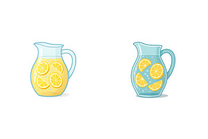 Refreshing lemonade and lemon water, a Food & Drink Photo by ZinetroN