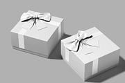 Elegant Gift Box Package Mockup, a Packaging Mockup by graphicsauce (Thumbnail 2 of 4)
