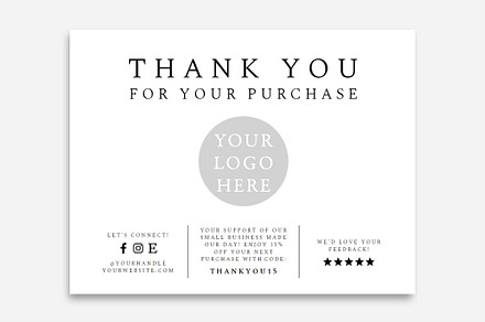 Small Business Thank You Card, a Card Template by DesignStudioTeti