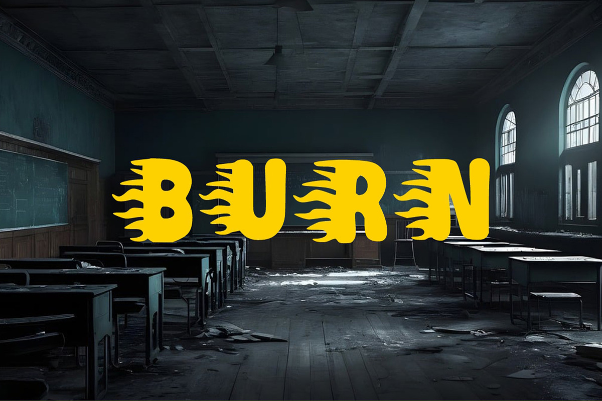 Fire Blaze - Flame Font, a Font by Fourteen Letter (Photo 7 of 9)