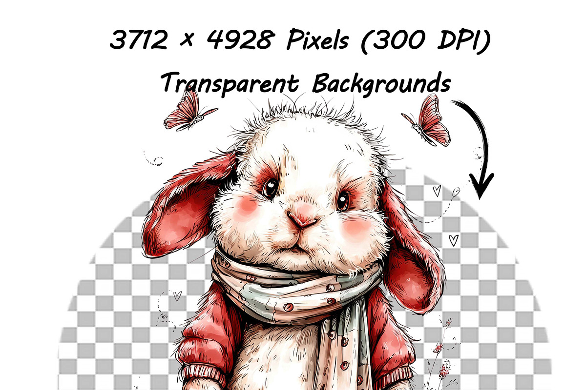 Whimsical Valentine Teddy Bear, an Illustration by one-touch (Photo 14 of 18)