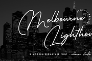 Melbourne Lighthouse, a Script Font by Allouse Studio (Thumbnail 1 of 9)