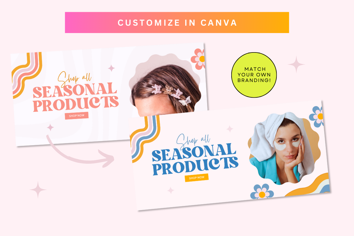 Bright Fun Peach Shopify Banners, a Shopify Template by Template Twist Shop (Photo 5 of 5)