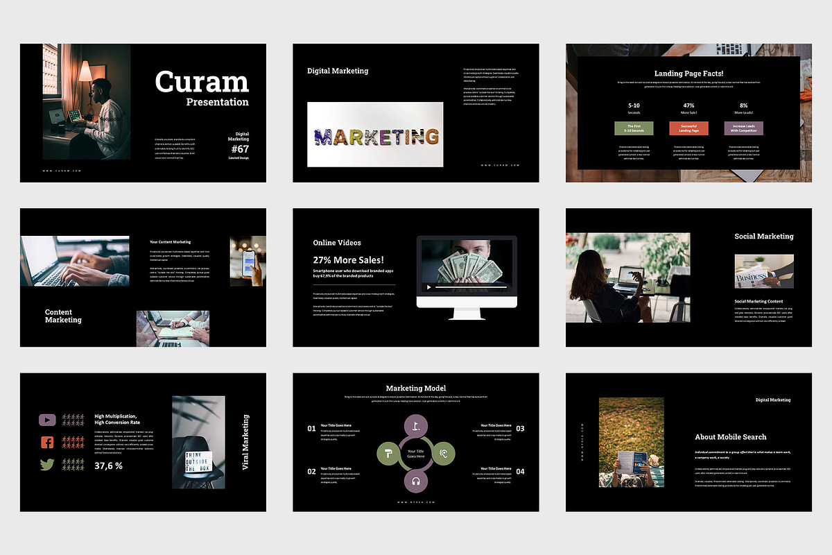Curam : Digital Kit Powerpoint, a Presentation Template by Punkl Camp (Photo 6 of 9)