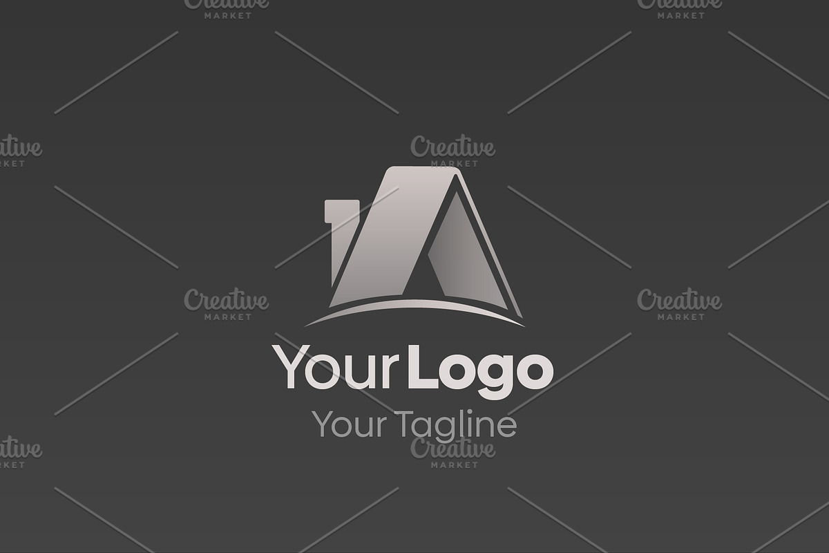 Alpha Building Logo Template, a Branding & Logo Template by Grapixy (Photo 2 of 3)