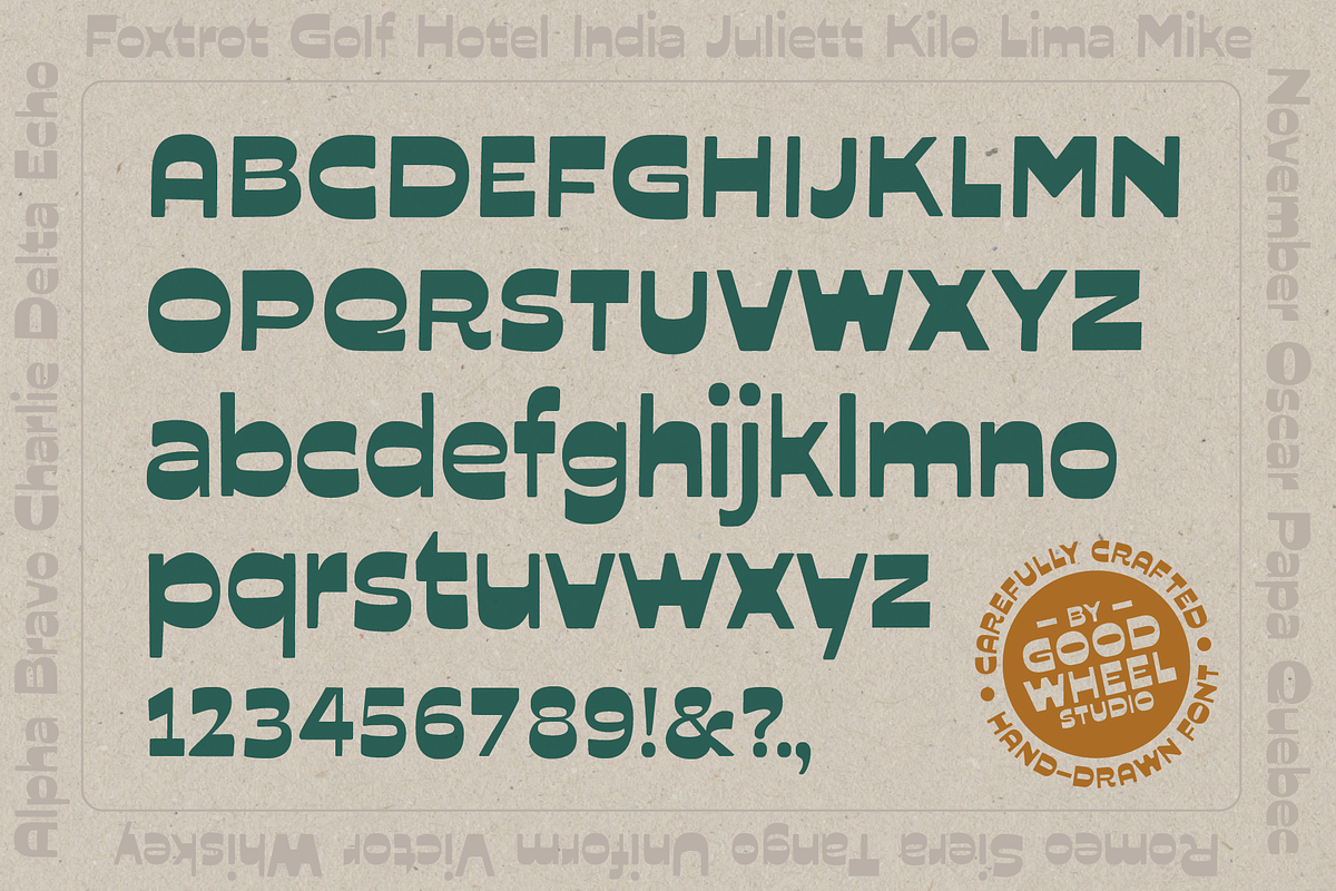 GW Buscal Hand-drawn, a Handwritten Font by Goodwheel Studio (Photo 2 of 12)