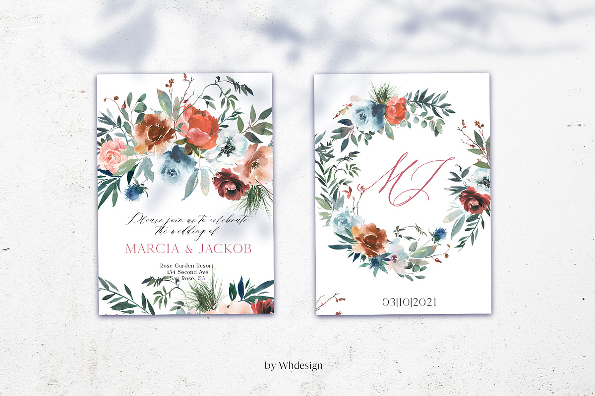 Garden Bouquet Watercolour Florals, a Decorative Illustration by whiteheartdesign (Photo 7 of 7)
