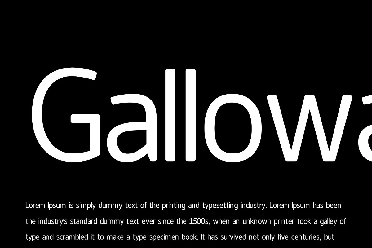 Galloway - Modern Typeface V2.0 preview 6