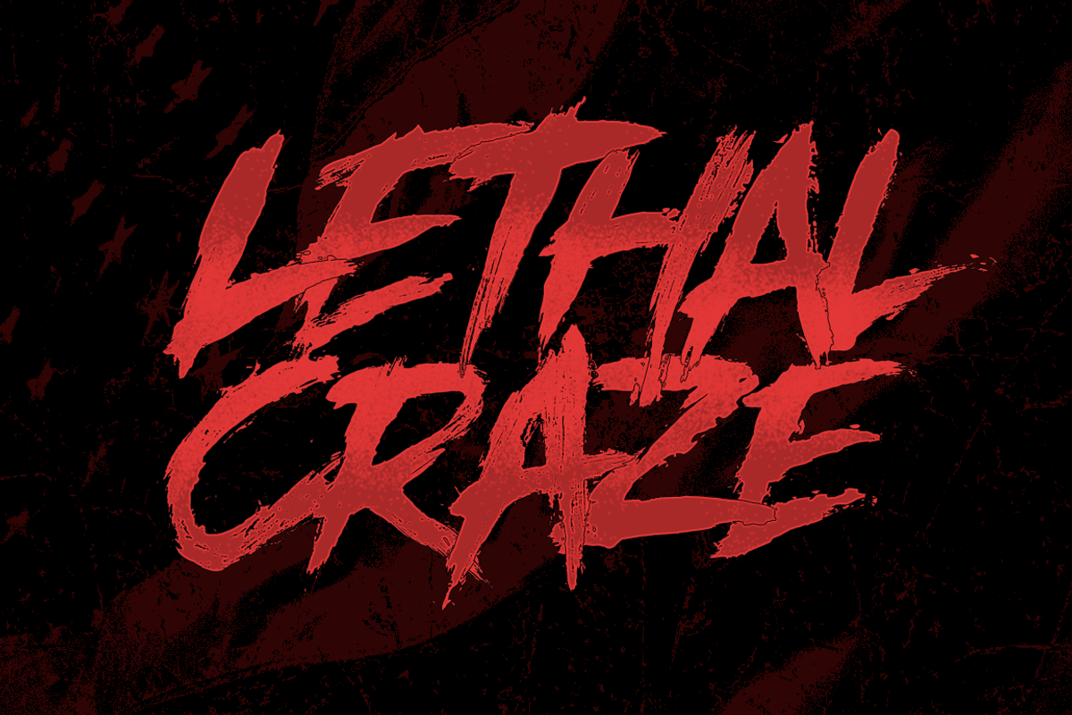 Lethal Craze - Horror Brush, a Font by The Branded Quotes (Photo 1 of 7)