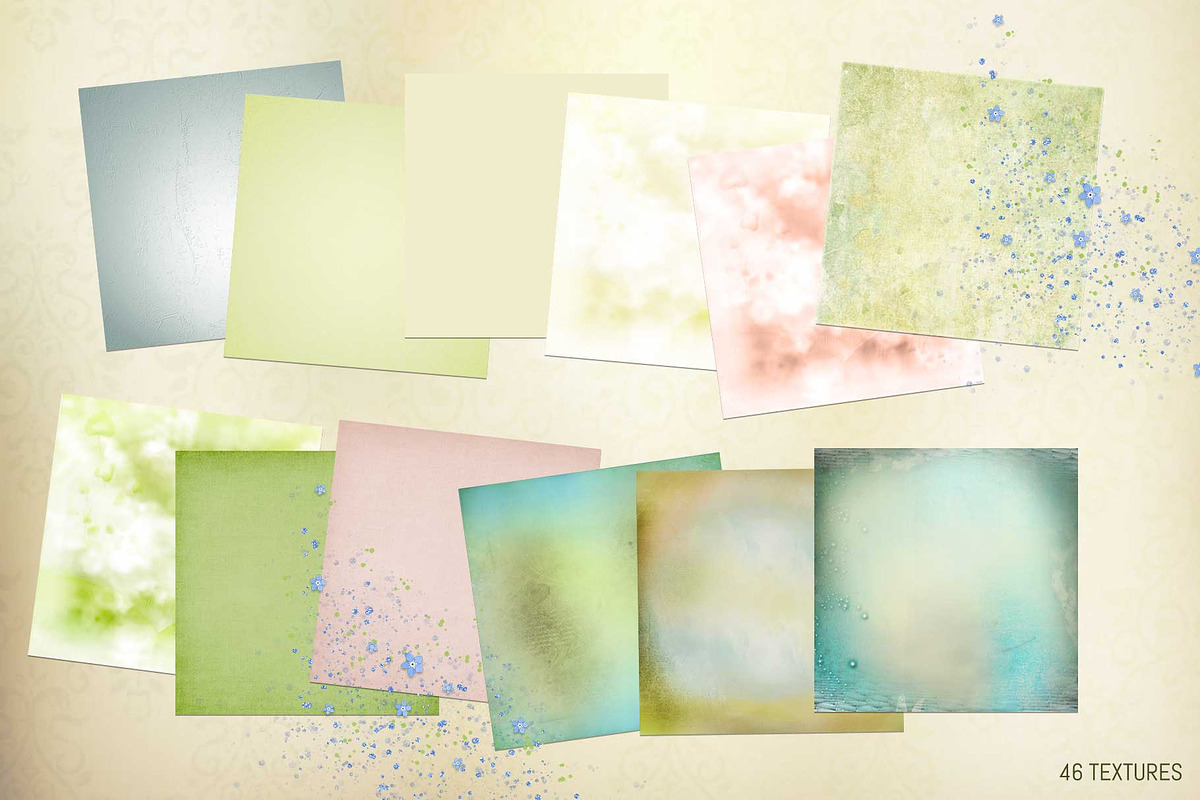 Spring Imagination Texture Set, an Illustration by Digidesignresort (Photo 3 of 7)