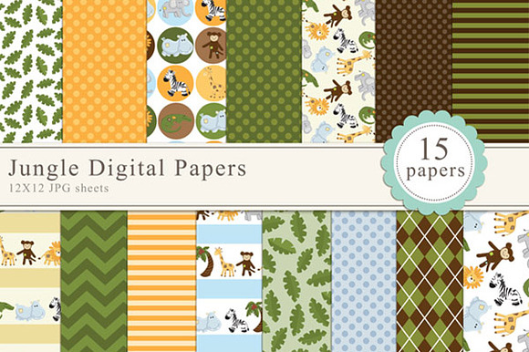 Jungle Digital Papers preview 3