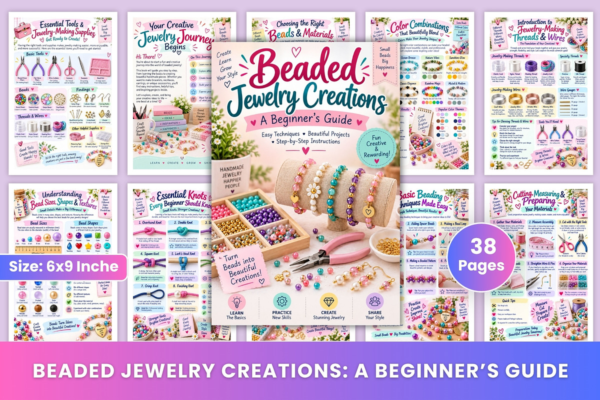 Beaded Jewelry Creations, a Stationery Template by Designmela01 (Photo 1 of 6)
