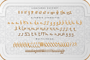 Eid Mubarak Arabic-ModernArabicFont, a Script Font by overlaytemplates (Thumbnail 4 of 5)