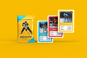 Trading Cards Mockup v3 - 8 views, an Advertising Mockup by Illusiongraphic (Thumbnail 5 of 18)