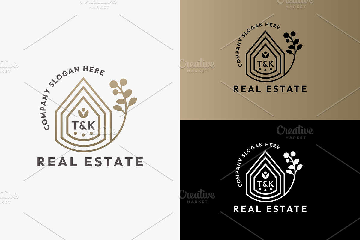 T&K Real Estate Elegant Logo, a Branding & Logo Template by Design_Planet (Photo 4 of 4)