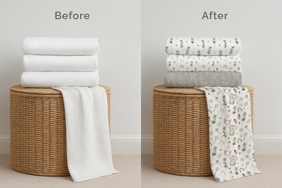 Kids Room Mockup PSD. Wall, Textile, a Product Mockup by Alisles (Photo 6 of 12)
