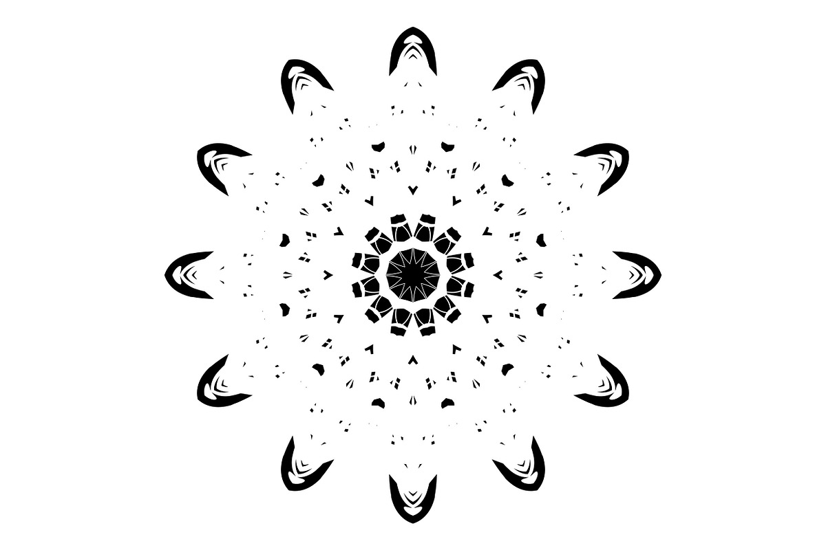 Artistic Mandala Vector Collection, a Decorative Illustration by NJ Himel (Photo 28 of 101)