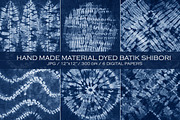 Shibori. Material dyed batik., a Texture Graphic by vetre.antanaviciute (Thumbnail 1 of 2)