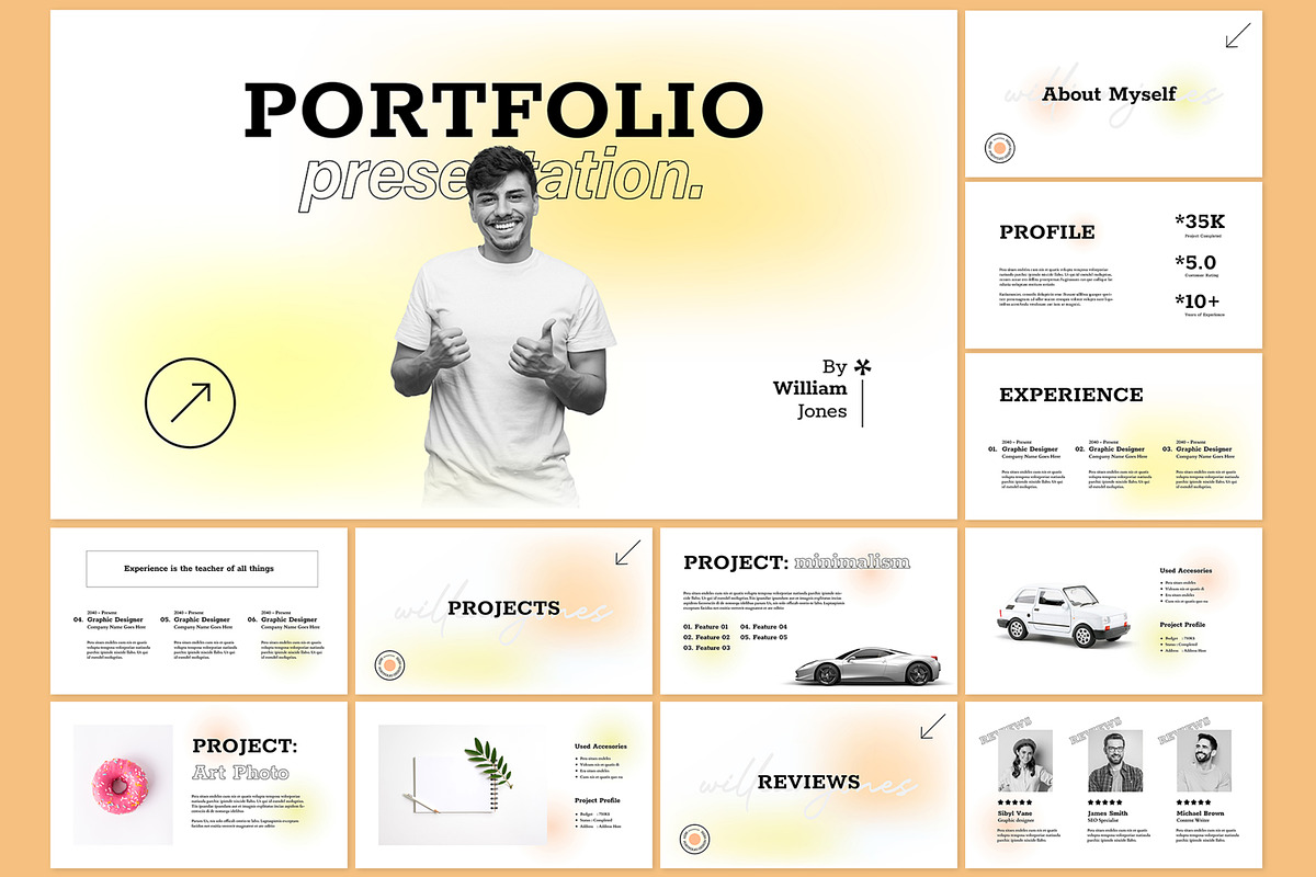 Minimal Portfolio Presentation, a Presentation Template by ContestDesign (Photo 1 of 6)