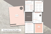 Pricing and Services Template PSD, a Brochure Template by Blissful Pixels (Thumbnail 1 of 4)