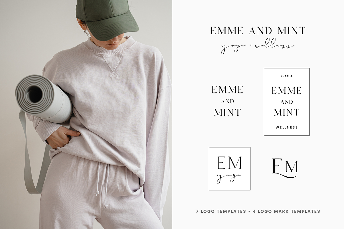 3-in-1 Yoga & Wellness Canva Bundle, a Templates & Theme by Erin Cassidy (Photo 12 of 26)