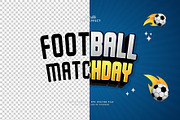 Text Effect Football Matchday, a Layer Style Add-On by Navy Graphic (Thumbnail 2 of 2)