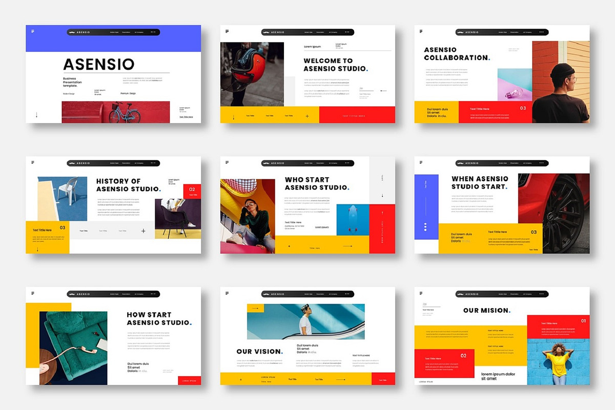 Asensio - Business Google Slide Temp, a Presentation Template by Dens Creative Studio (Photo 2 of 6)