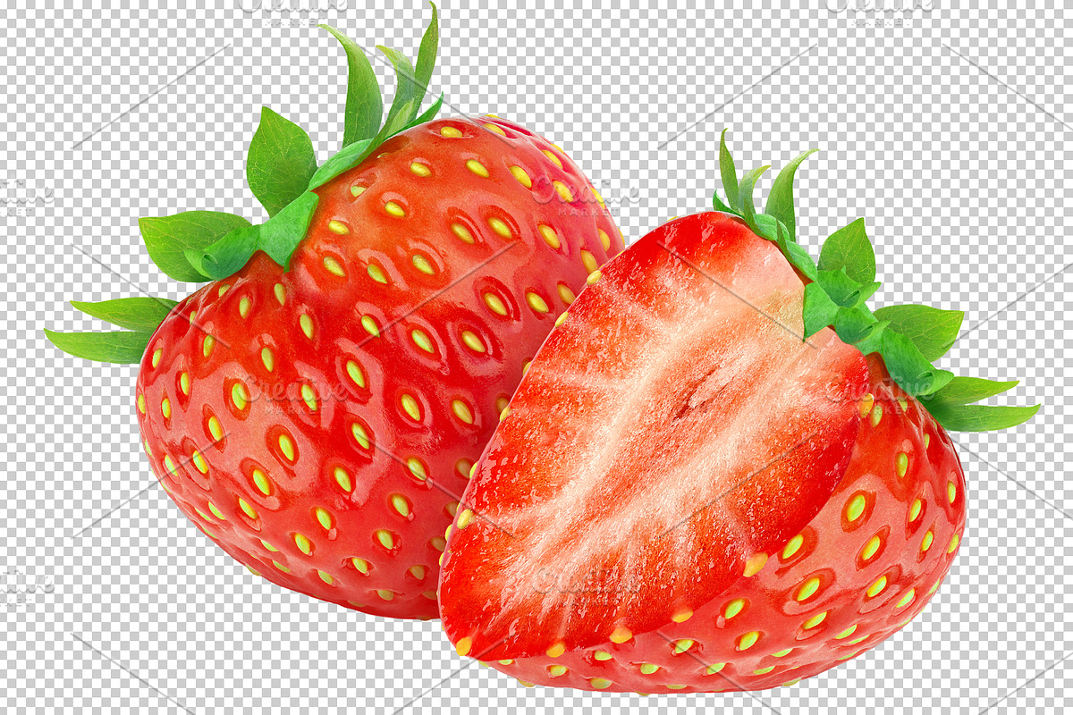 Cut strawberries preview 2