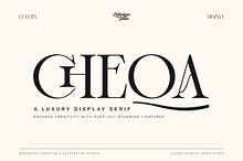 Cheqa a Luxury & Elegant Serif