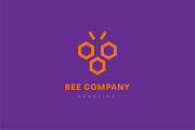 Bee company logo template., a Branding & Logo Template by Anton Akhmatov (Thumbnail 2 of 3)