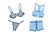 Modern women underwear, lingerie set, an Object Illustration by Good Studio (Thumbnail 7 of 16)