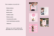 Wellness Instagram Template Canva, a Social Media Template by Deepa Template Studio (Thumbnail 5 of 12)