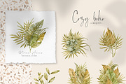 SALE! Watercolor COZY BOHO set, an Illustration by Tiana Geo (Thumbnail 6 of 8)