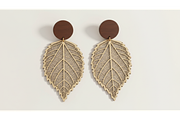 Elegant Ornament Earrings, an Illustration by hafijul (Thumbnail 2 of 11)