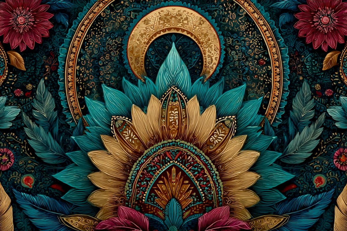 Boho Rhapsody, a Pattern Graphic by Printable Treasure (Photo 6 of 6)