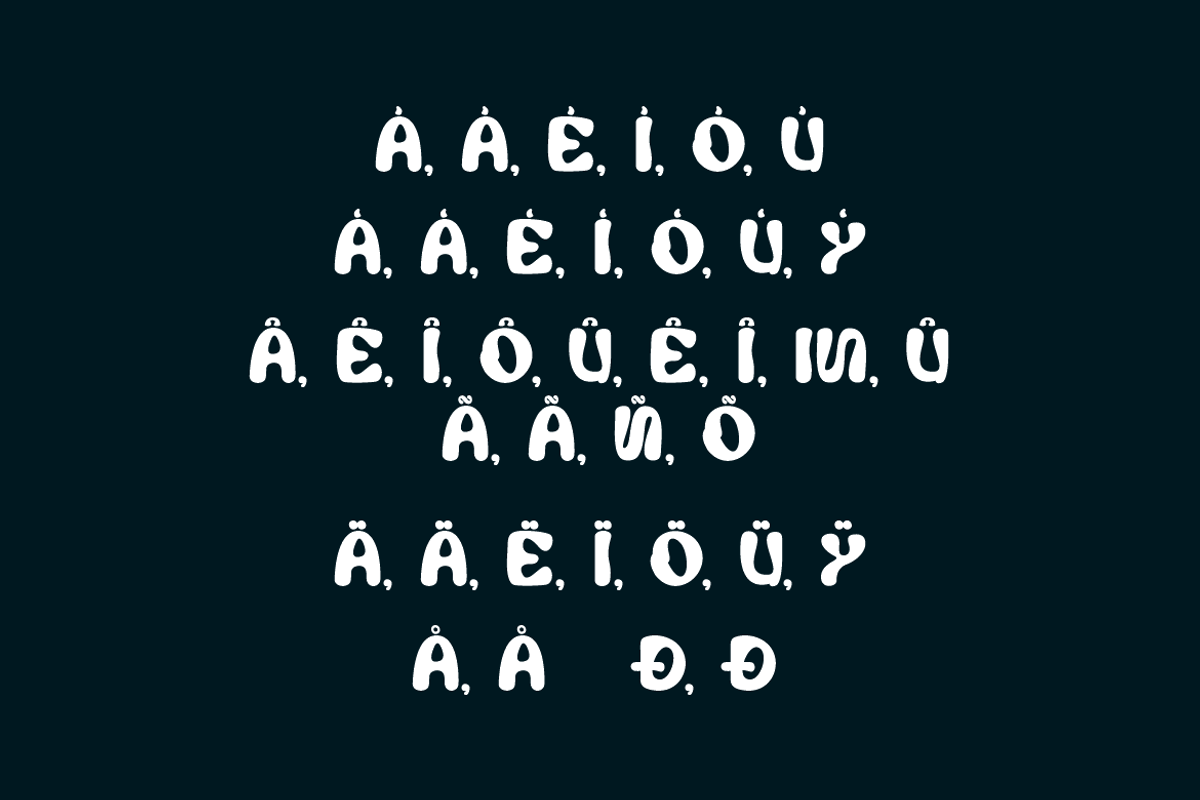 Ganxy - Retro Display Font, a Sans Serif Font by QR Design Studio (Photo 4 of 12)