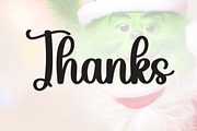 Grinch | Script Font, a Handwritten Font by Scratchones (Thumbnail 9 of 9)