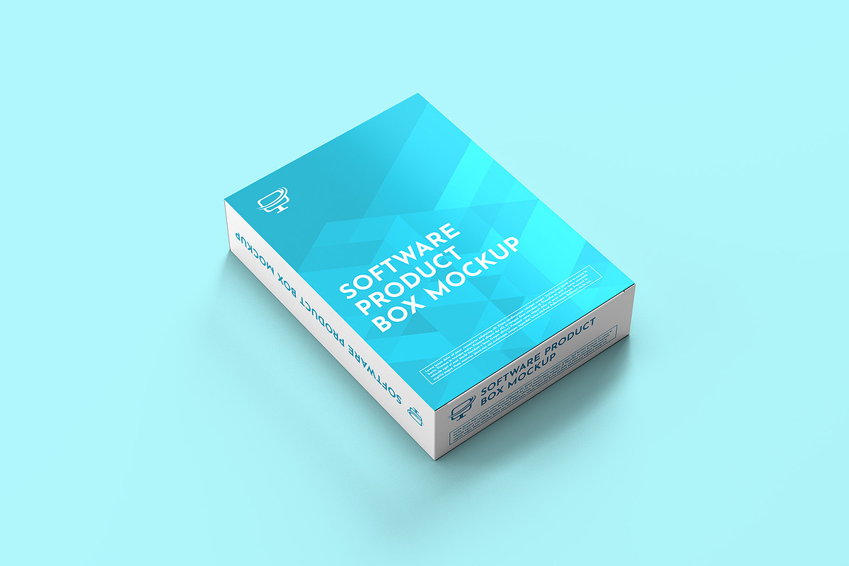 Software Product Box Mockup, a Packaging Mockup by Illusiongraphic (Photo 5 of 25)
