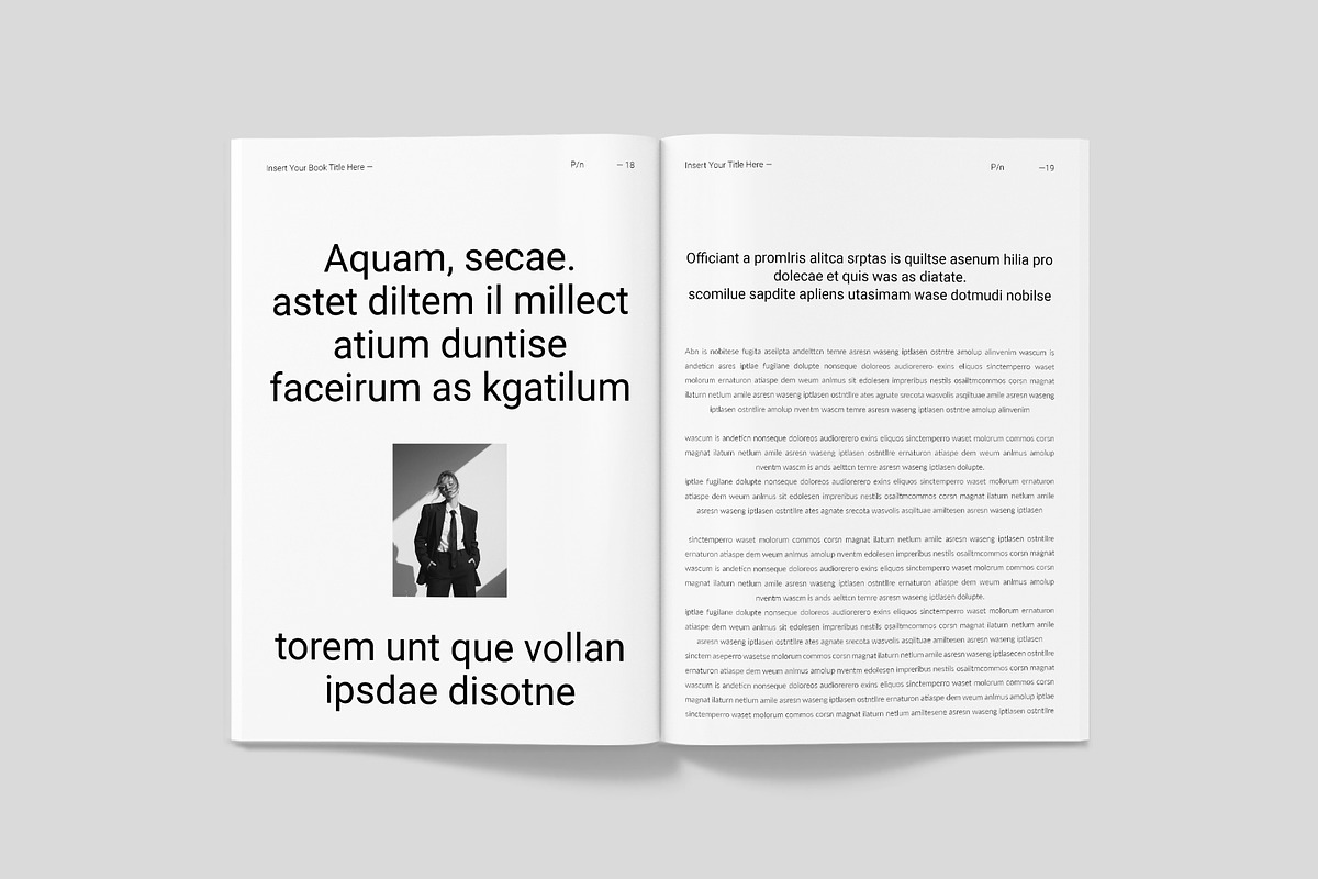Book Title Layout Design Template, a Brochure Template by ElvinPrint (Photo 6 of 26)