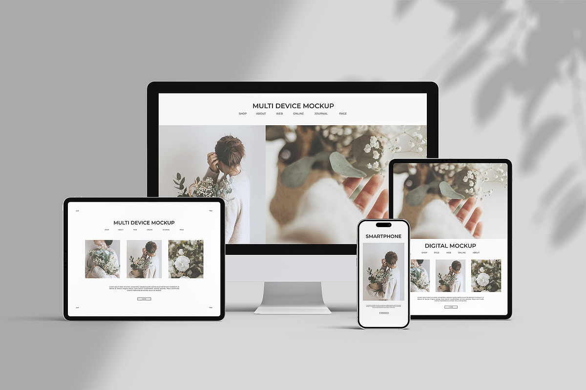 Multi Device Mockup - Scene Creator, a Wearable Device Mockup by graphicpages (Photo 12 of 14)