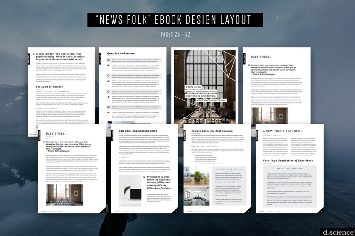 3X Ebook Template Bundle  | 67% Off, a Magazine Template by Template Monkey @dscience (Photo 20 of 35)