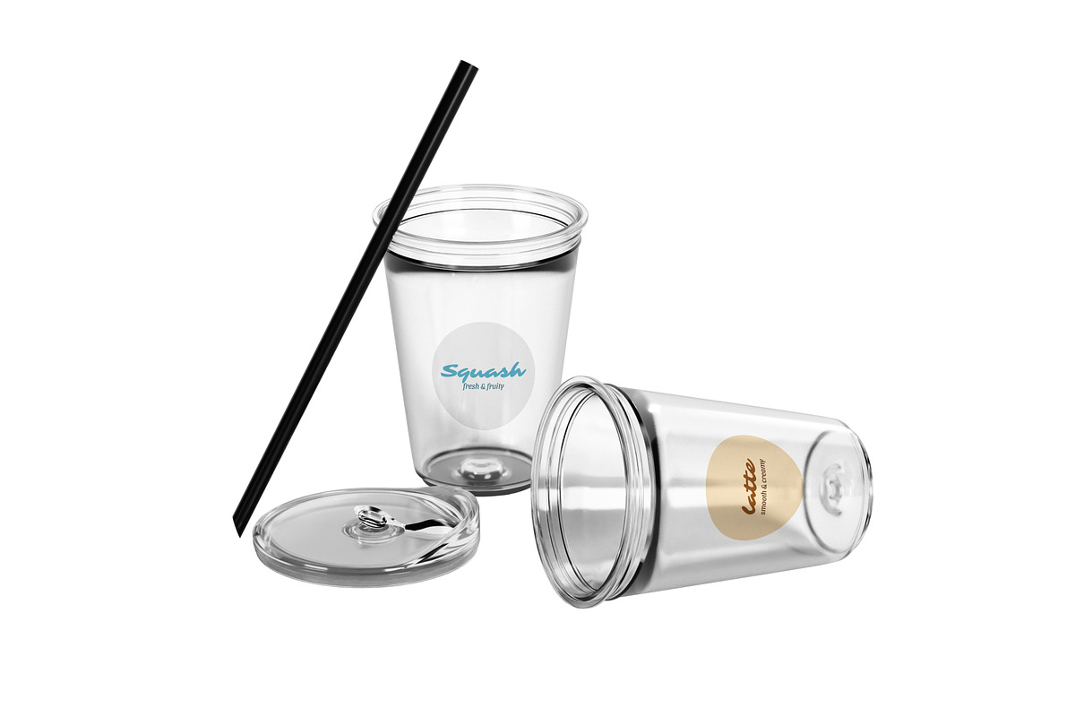 Plastic Cup Mockup, a Packaging Mockup by SLAB! Design (Photo 5 of 7)