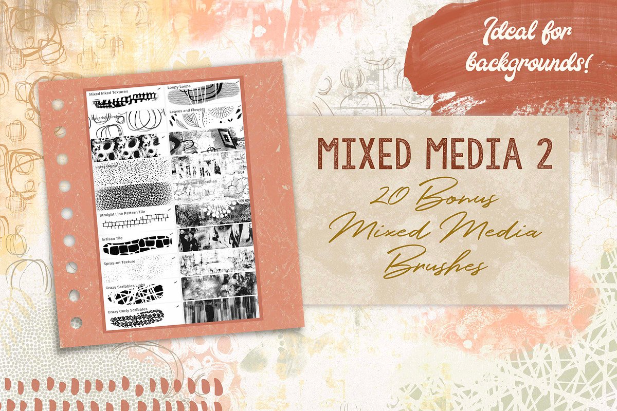 Massive Art Journalling Bundle, a Brushes & More by DeloresArt (Photo 23 of 28)