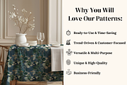 Indigo Grove Eucalyptus Botanicals, a Pattern Graphic by Ninterints (Thumbnail 4 of 10)